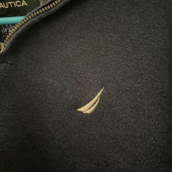Nautica Men’s Navy Quarter-zip - Picture 5 of 5